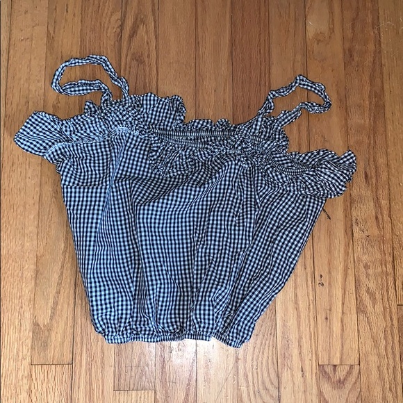 Gingham crop top - Picture 2 of 3